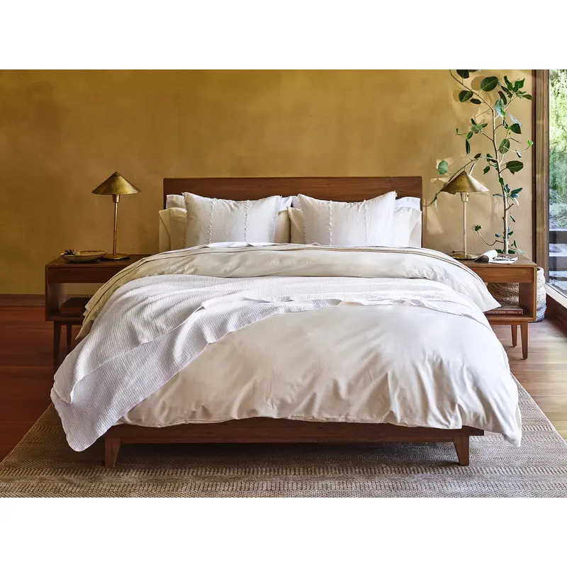 Cloud Brushed Organic Flannel Duvet Cover - Renewed