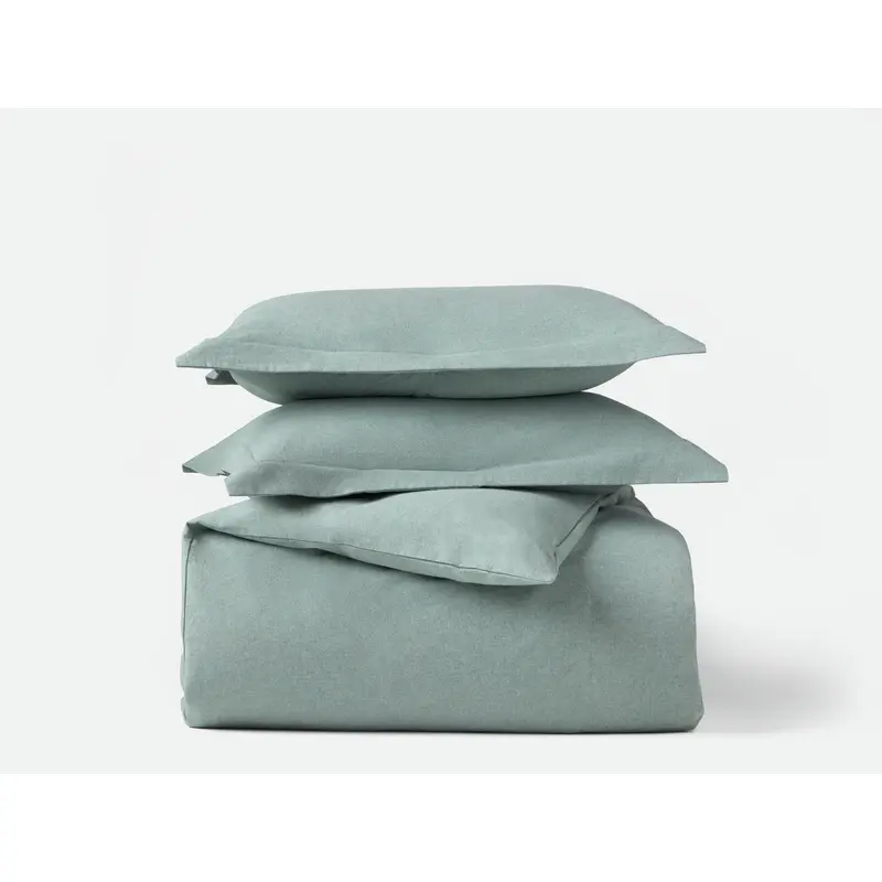 Cloud Brushed Organic Flannel Duvet Set