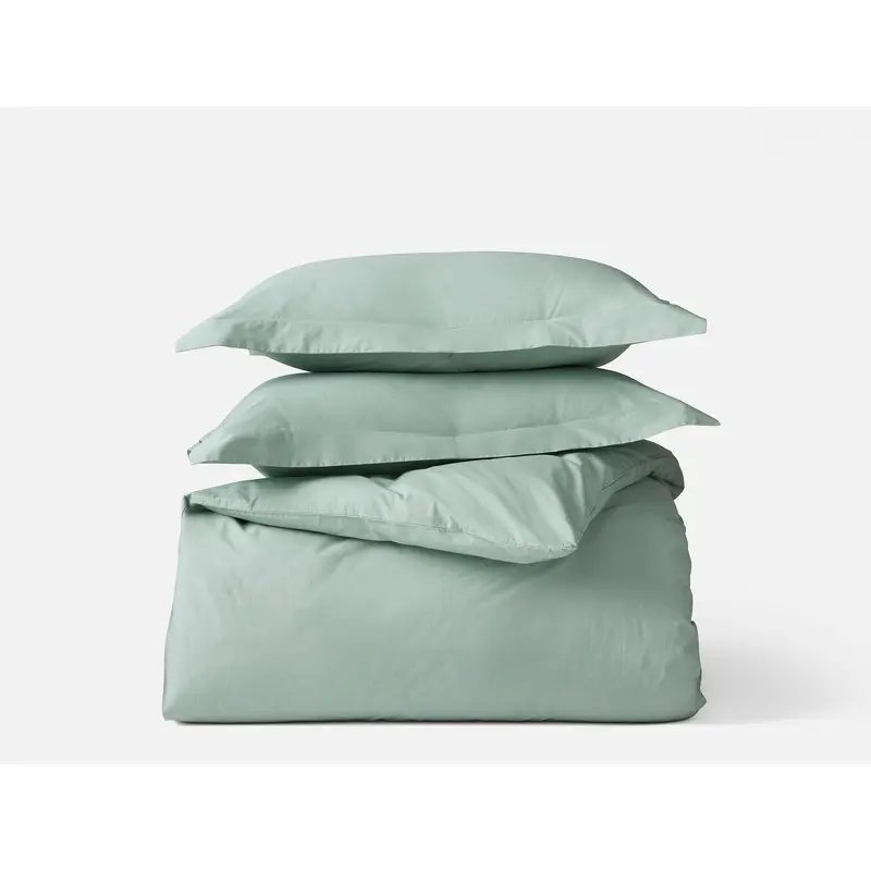 Refined Organic Percale Duvet Set