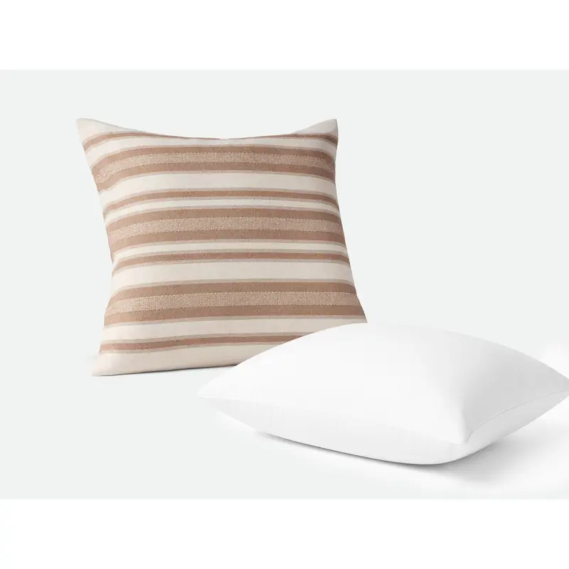Serrano Organic Decorative Pillow Cover + Pillow Insert Set