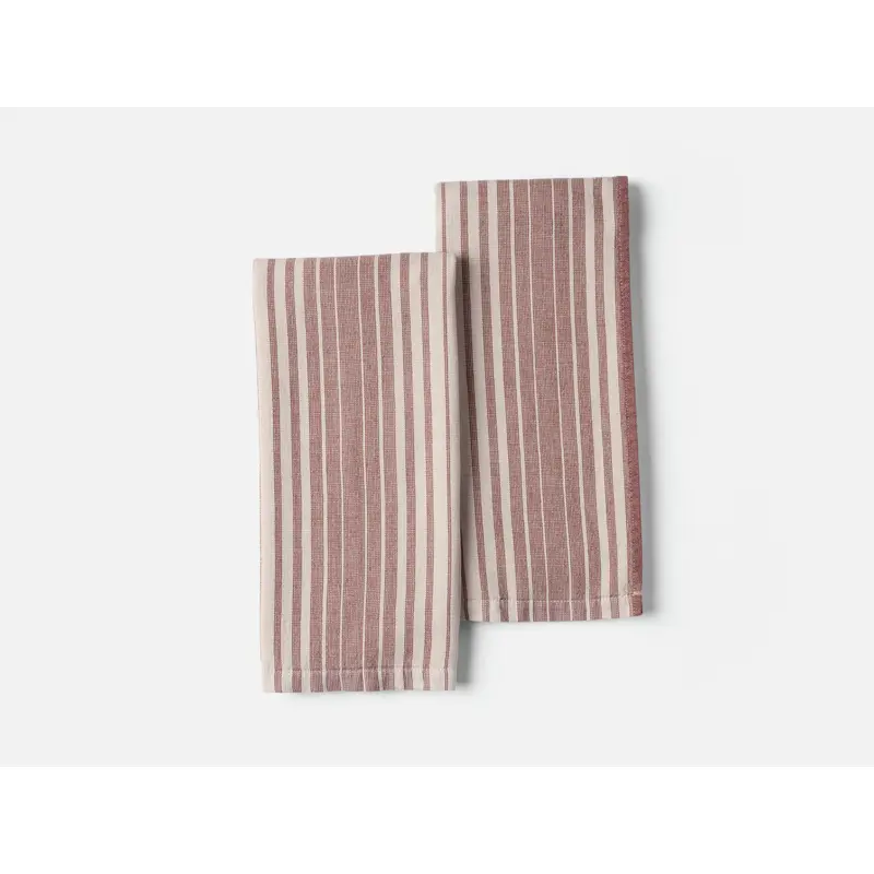 Sycamore Organic Cotton Linen Towels, Set of 2