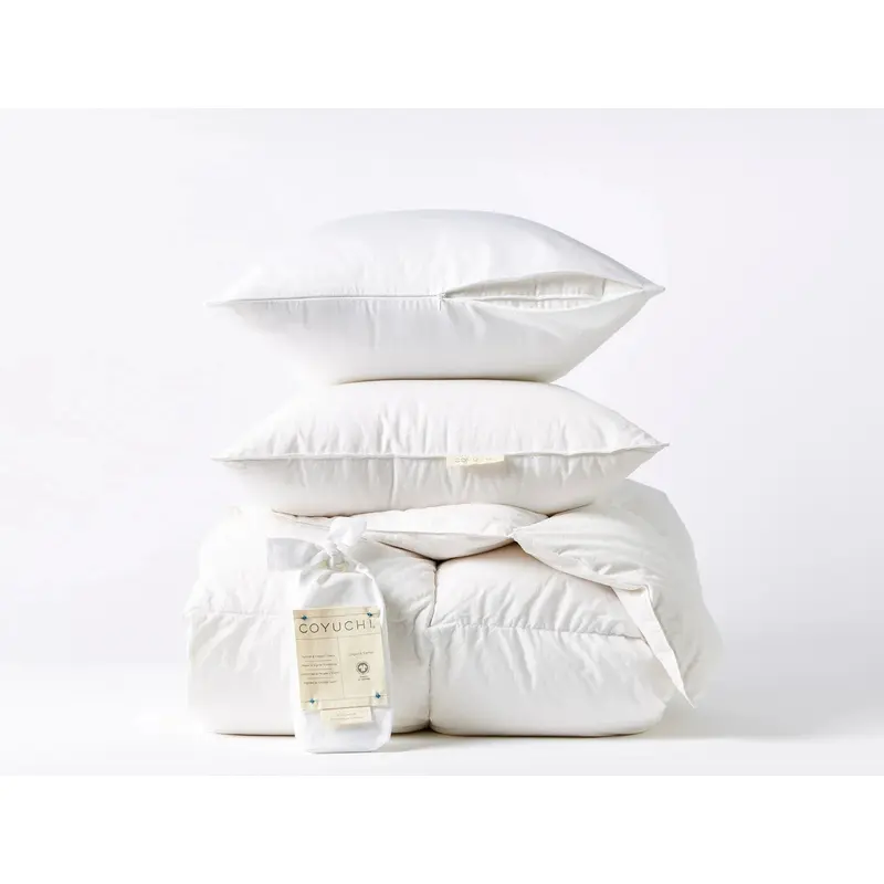 Three Season Down + Pillows + Protectors Bundle