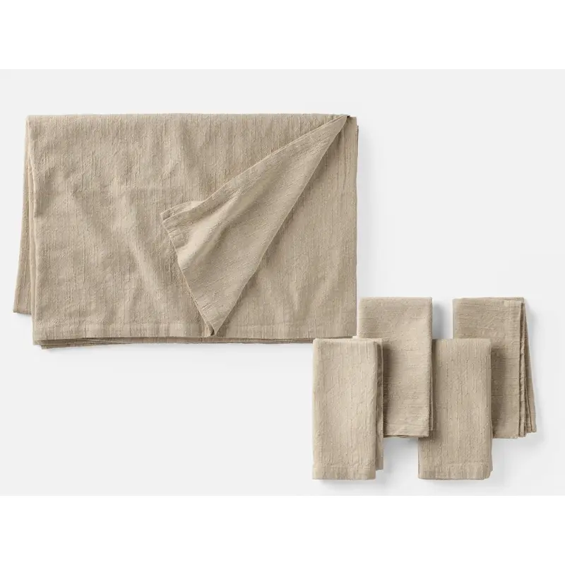 Toro Canyon Organic Tablecloth + Napkin Set