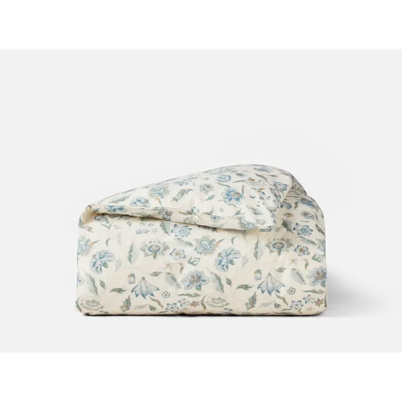 Viola Organic Print Duvet Cover