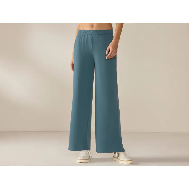 Women's Pima Organic Knit Wide Leg Pant