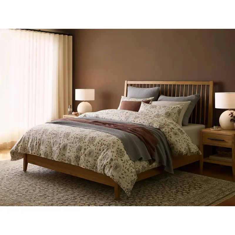 Coyuchi + Rejuvination Flora Organic Print Duvet Cover