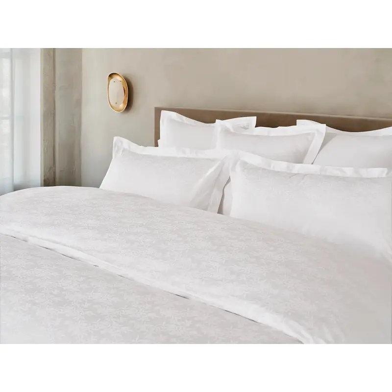 Heirloom Organic Sateen Jacquard Duvet Cover