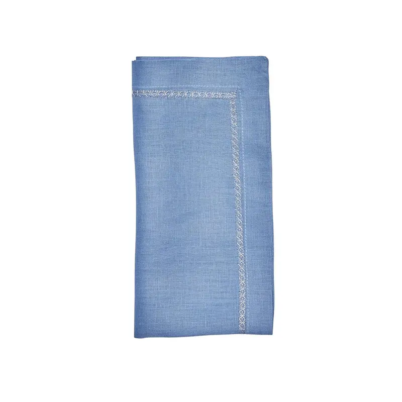 Classic Napkin in Periwinkle Set of 4 by Kim Seybert