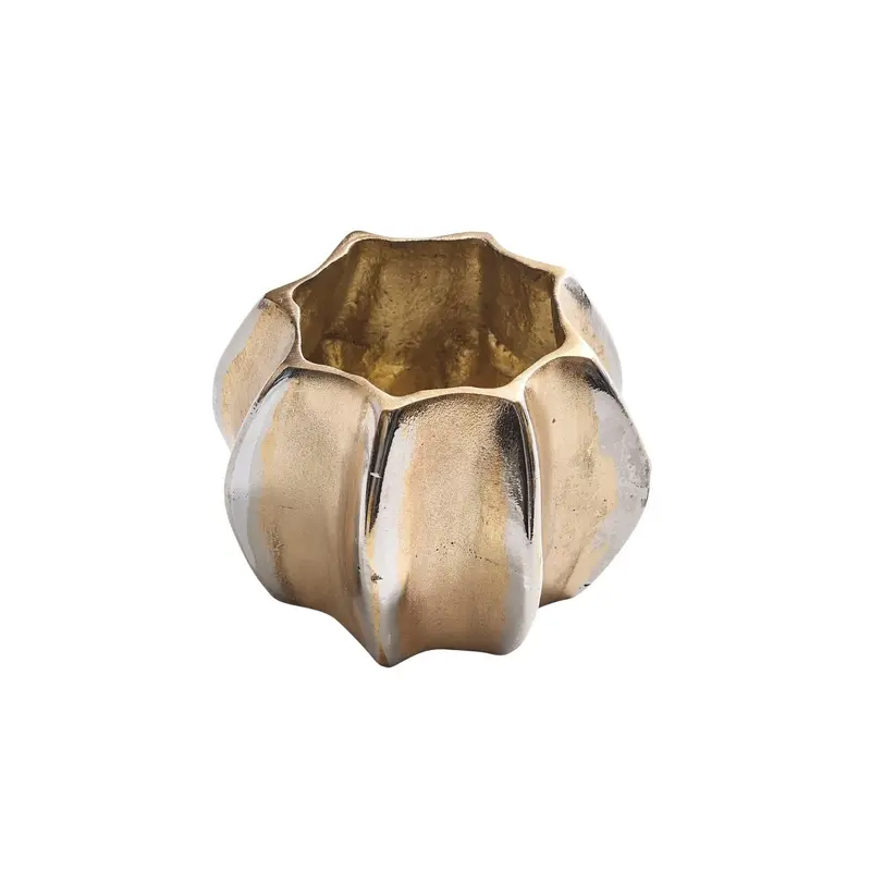 Desert Napkin Ring in Gold & Silver Set of 4 by Kim Seybert