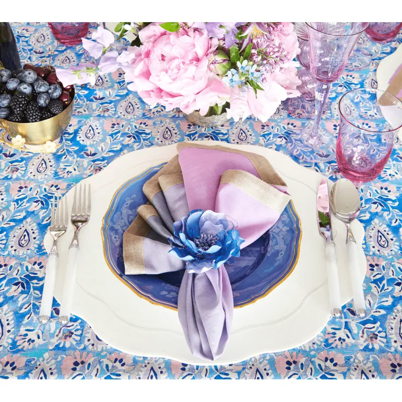 Dip Dye Napkin in Lilac & Periwinkle Set of 4 by Kim Seybert