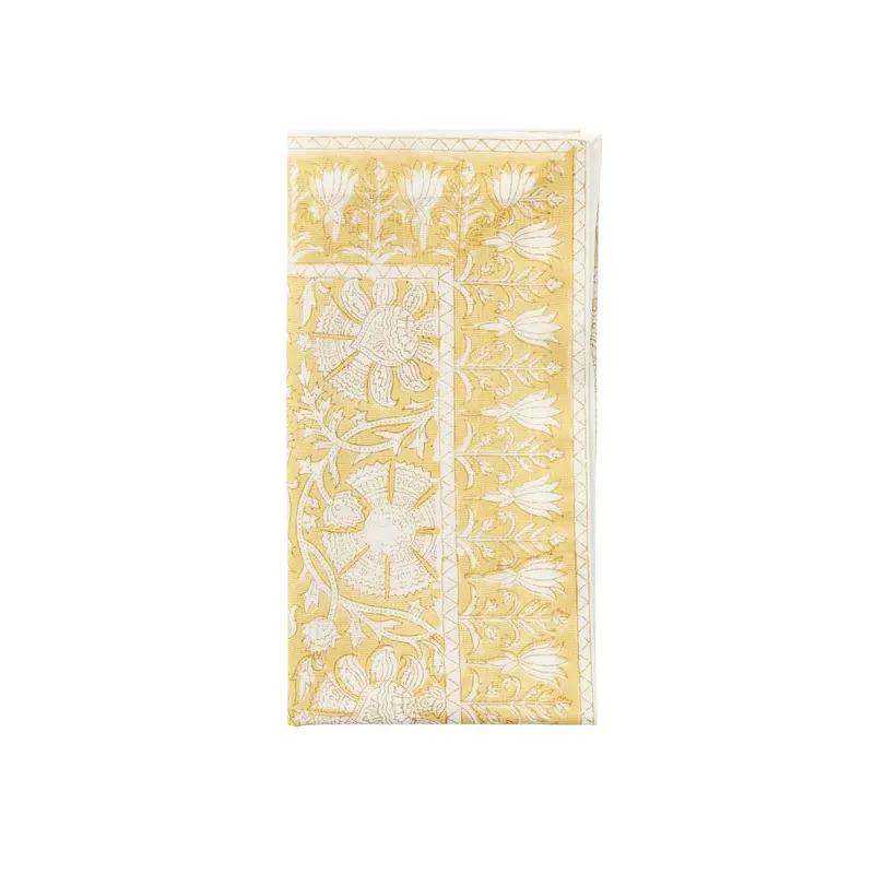 Provence Napkin in Yellow Set of 4 by Kim Seybert