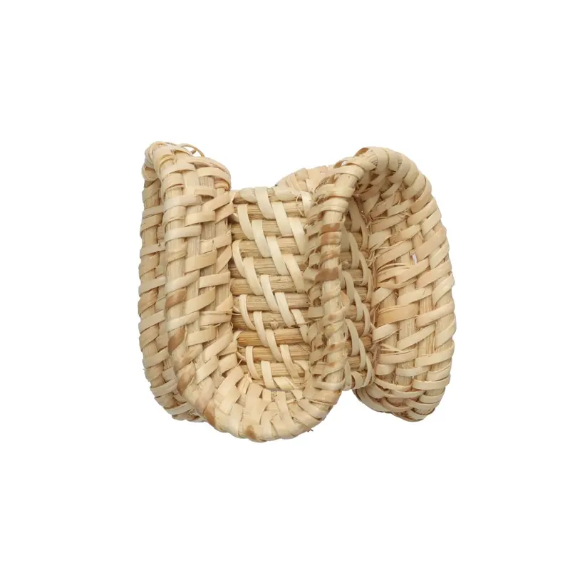 Ruffle Napkin Ring in Natural Set of 4 by Kim Seybert