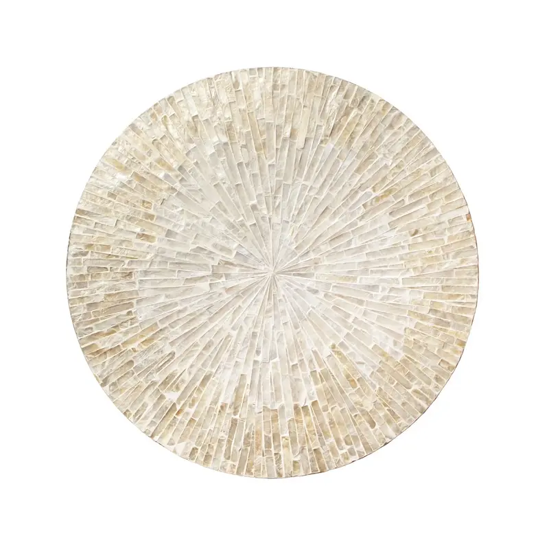 Byzantine Placemat in Ivory & Gold Set of 4 by Kim Seybert