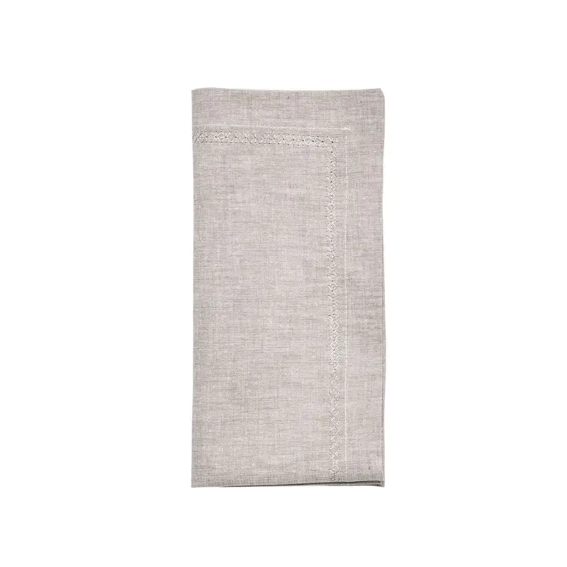 Classic Napkin in Gray Set of 4 by Kim Seybert