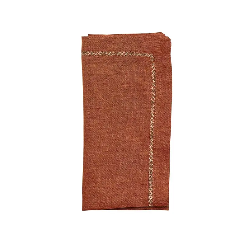 Classic Napkin in Rust Set of 4 by Kim Seybert