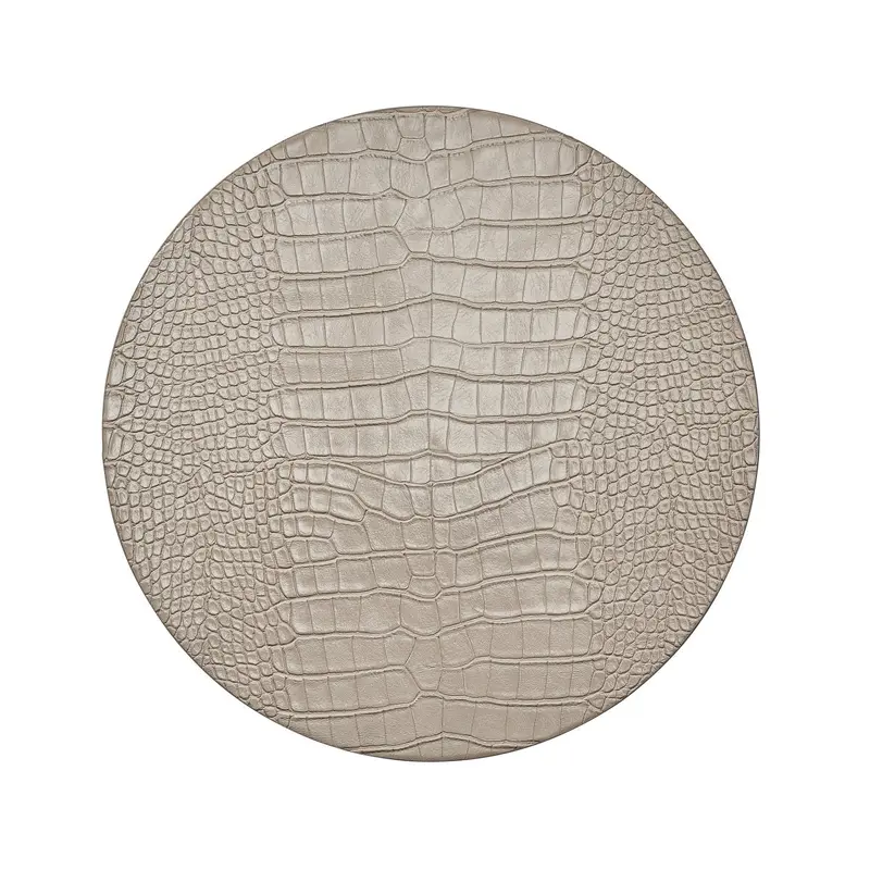 Croco Placemat in Sand Set of 4 by Kim Seybert