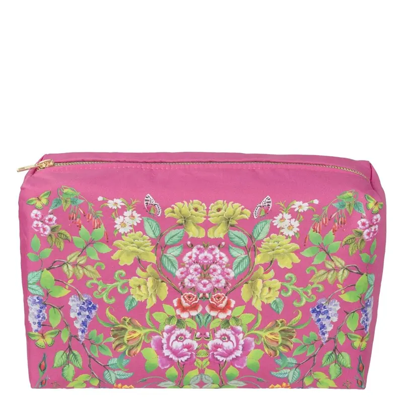 Designers Guild Eleonora Fuchsia Large Toiletry Bag