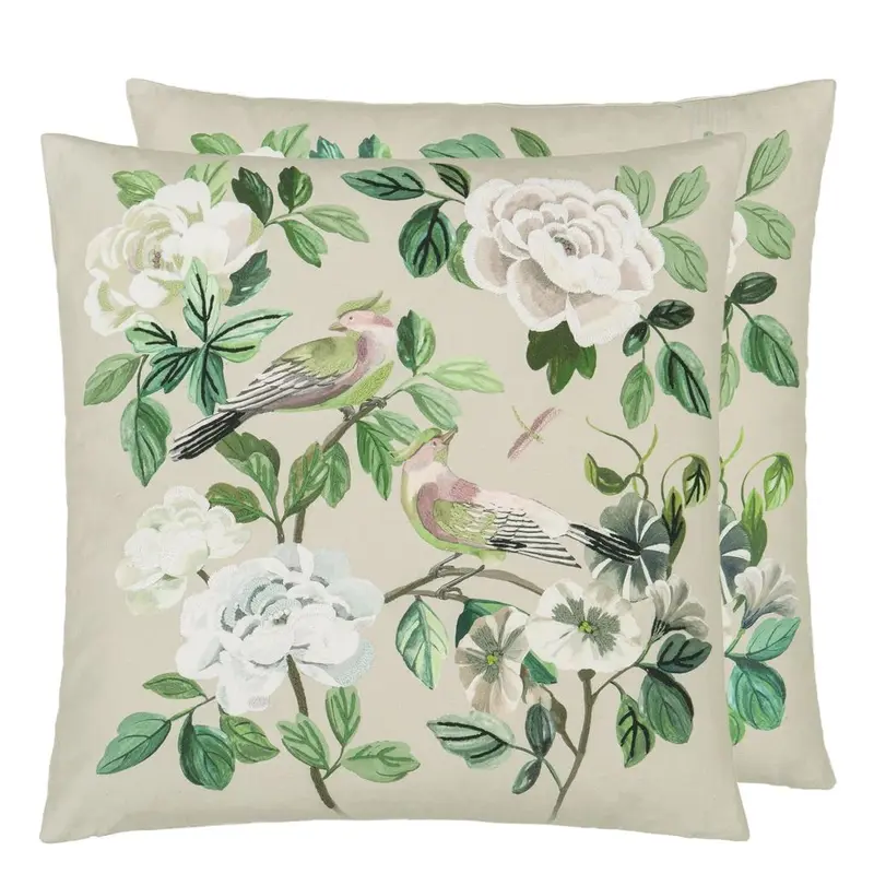 Designers Guild Miraflores Cameo Cotton Decorative Pillow
