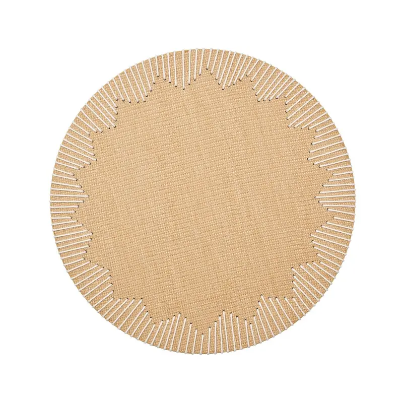 Dream Weaver Placemat in Natural & White Set of 4 by Kim Seybert