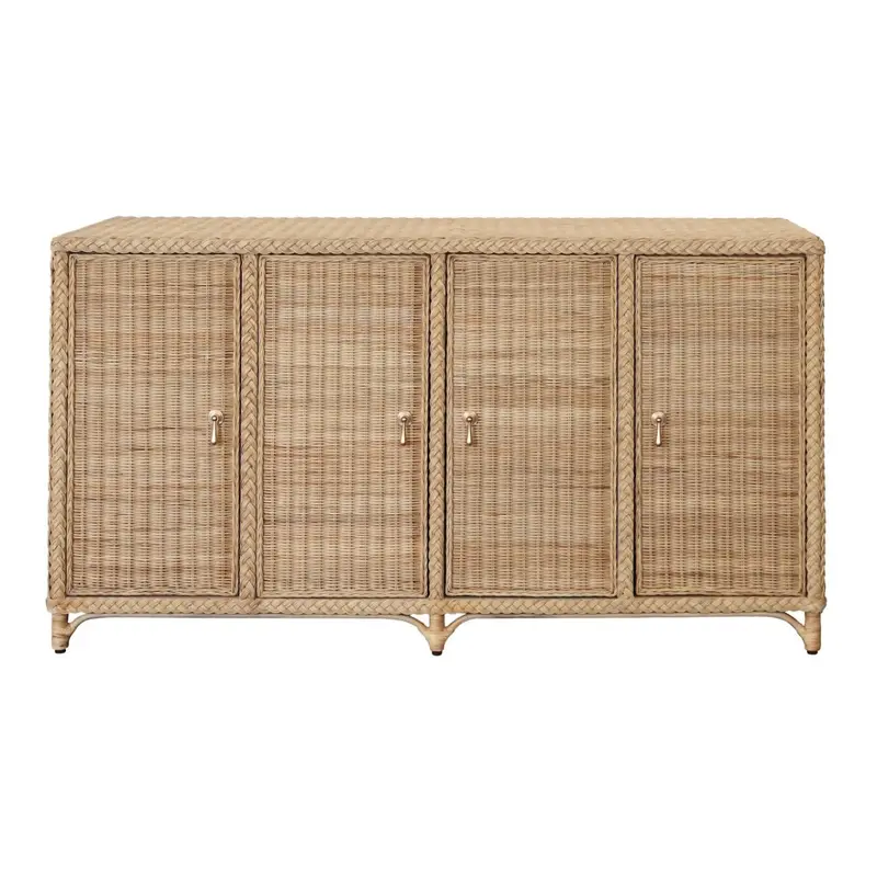 Evander Rattan Buffet Table by Worlds Away