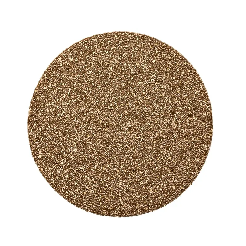 Gold Rush Placemat in Gold Set of 4 by Kim Seybert