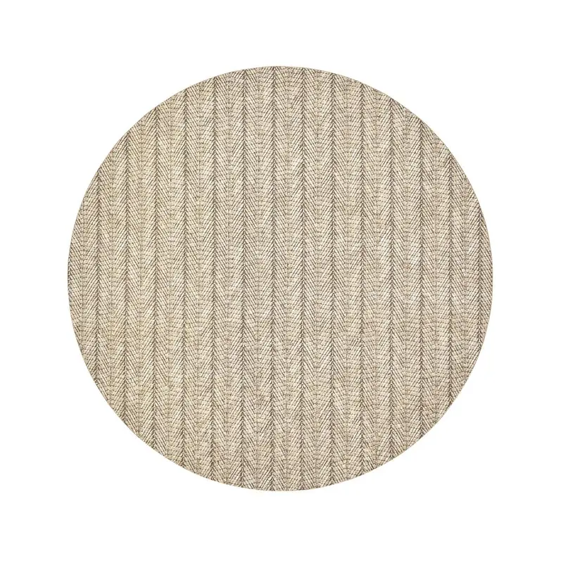 Herringbone Placemat in Tan Set of 4 by Kim Seybert