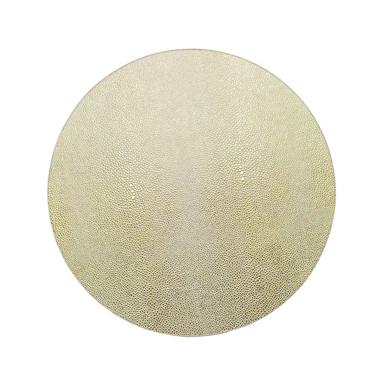 Pebble Placemat in Gold Set of 4 by Kim Seybert