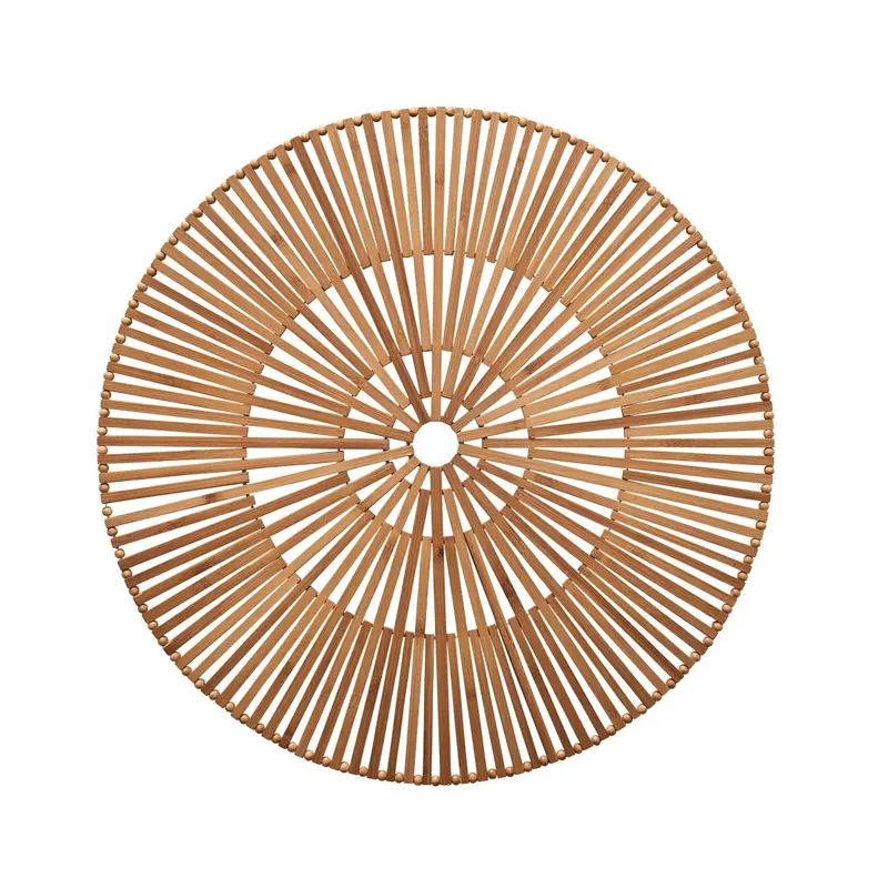 Spoke Placemat in Brown Set of 4 by Kim Seybert