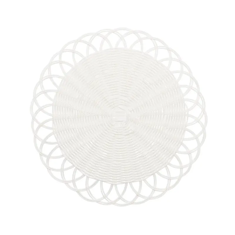 Alfresco Placemats Set of 4 in White by Kim Seybert