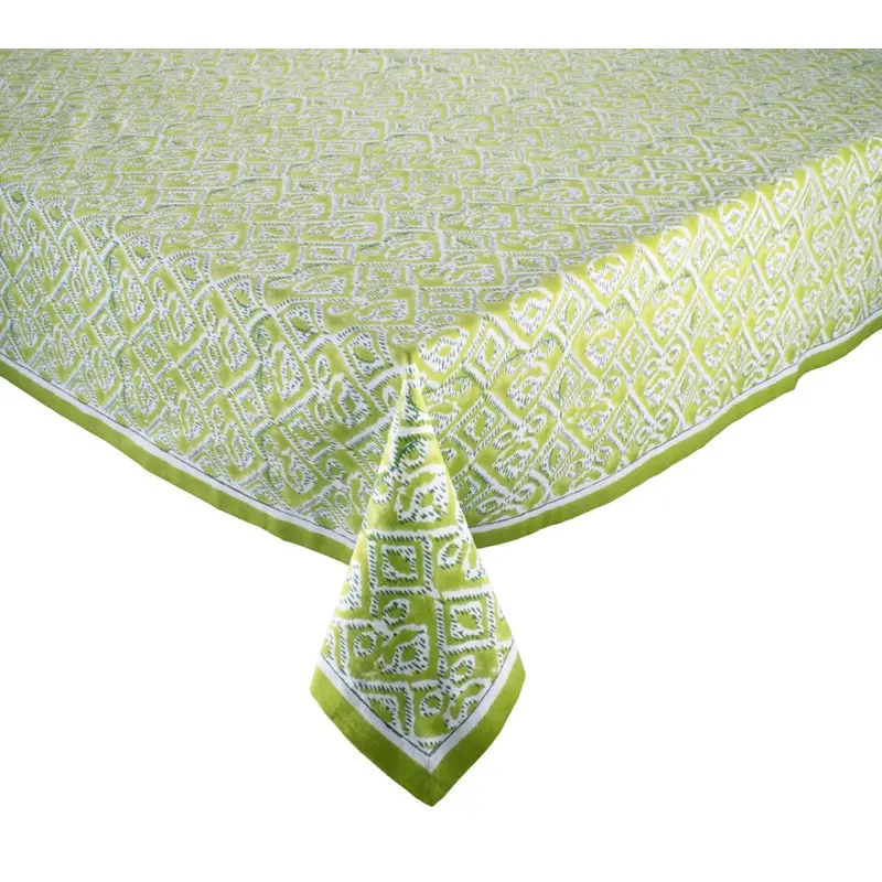 Alfresco Tablecloth in Olive & Green by Kim Seybert