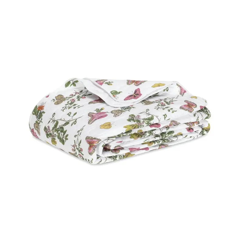 Baudin Butterfly Pink Bedding by Matouk Schumacher