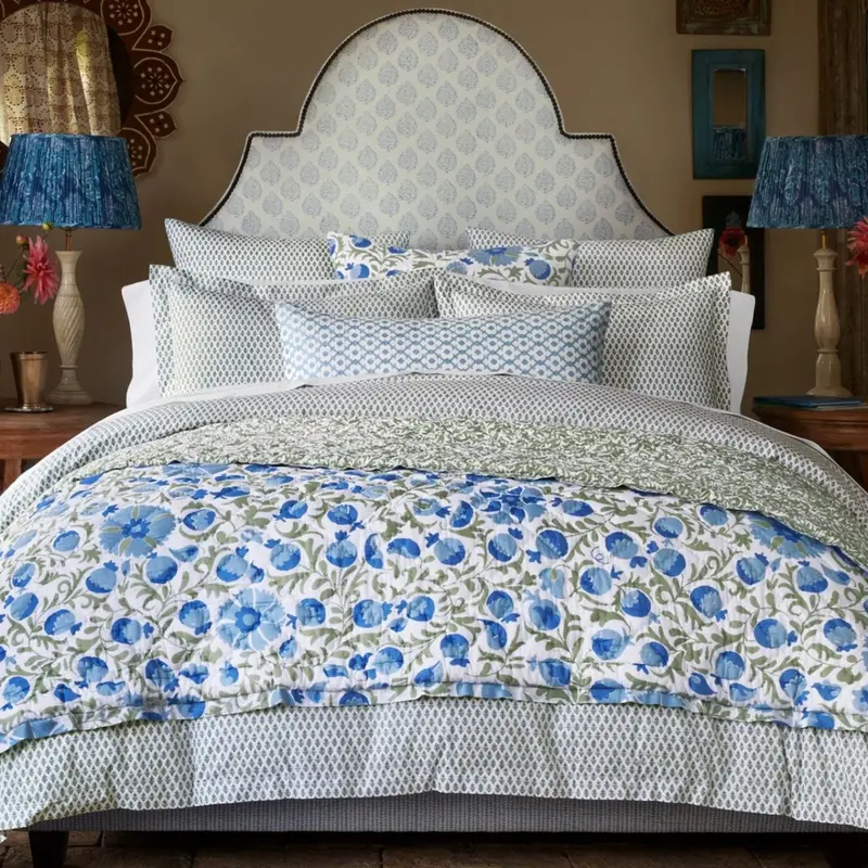 Cala Sage Organic Duvet Covers by John Robshaw