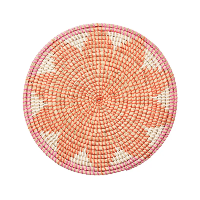 Majorelle Placemat in Pink & Orange Set of 4 by Kim Seybert