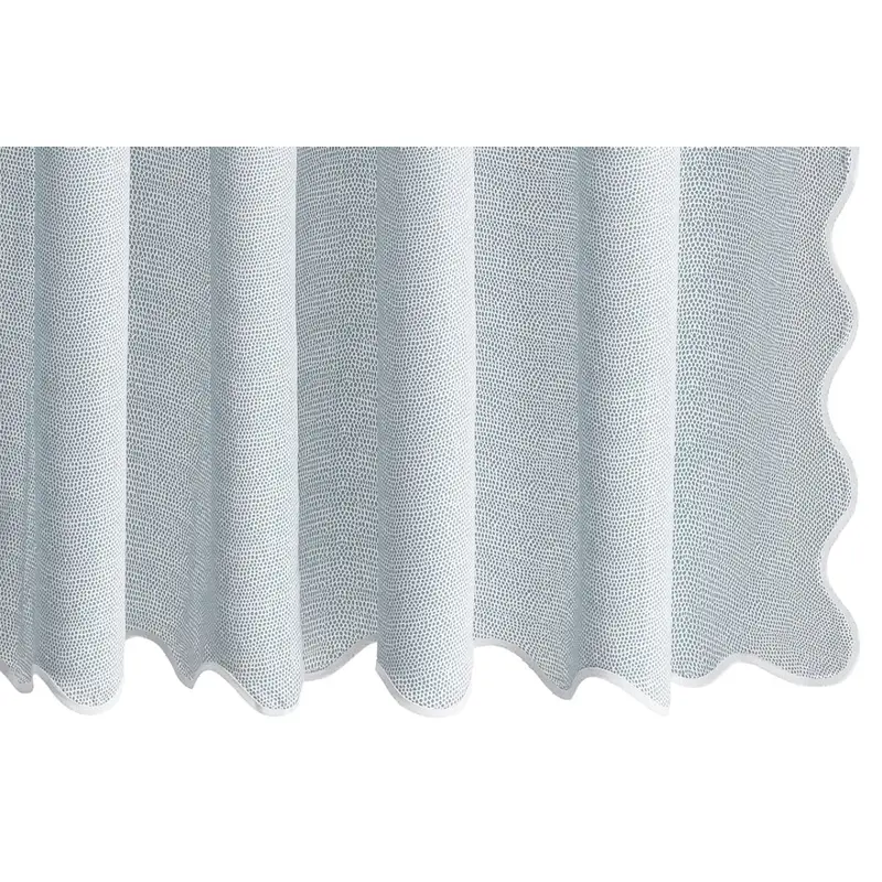 Matouk Jasper Shower Curtain Hazy Blue