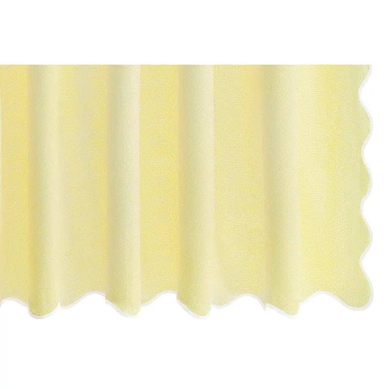 Matouk Jasper Shower Curtain Lemon Yellow
