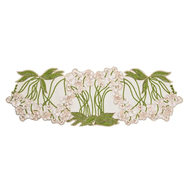 Orchid Table Runner in Multi by Kim Seybert