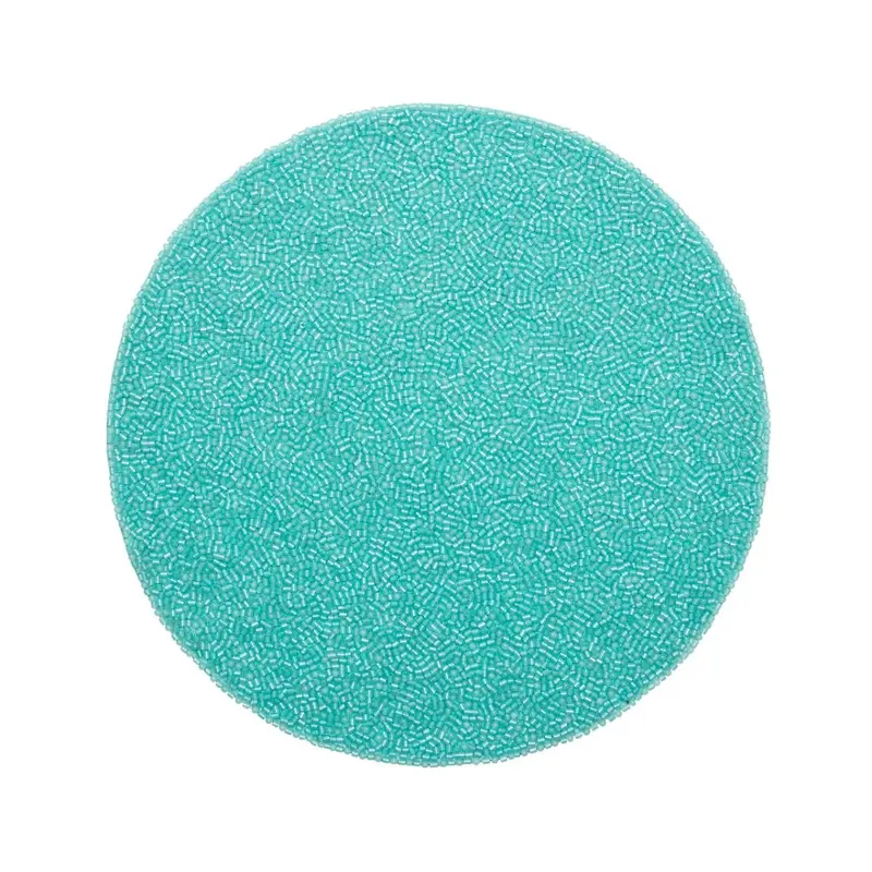 Perennial Placemat in Turquoise by Kim Seybert - Set of 4