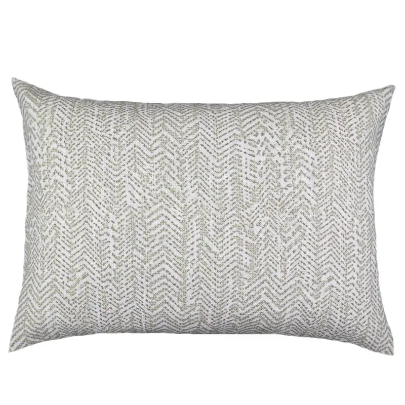 Sage Herringbone Pillow by Ann Gish