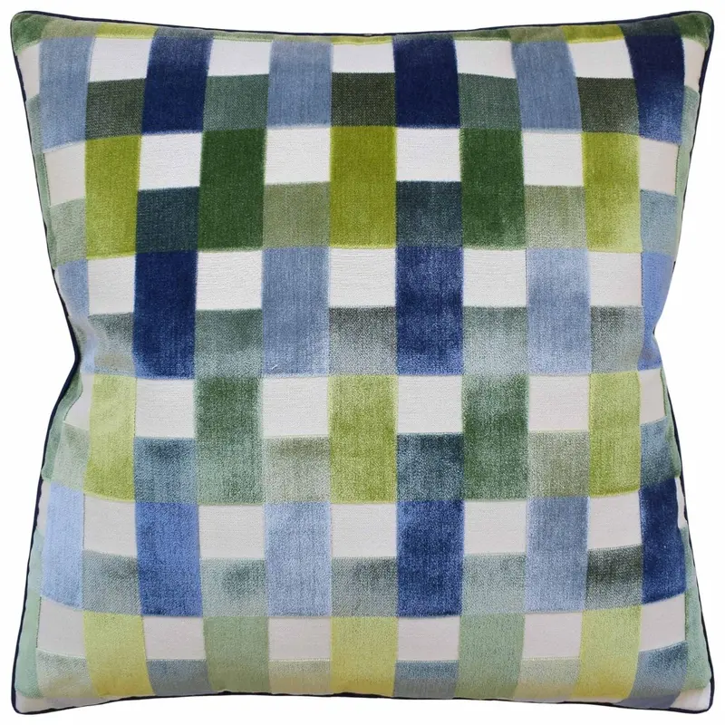 Aldora Velvet Tahiti Decorative Pillow by Ryan Studio