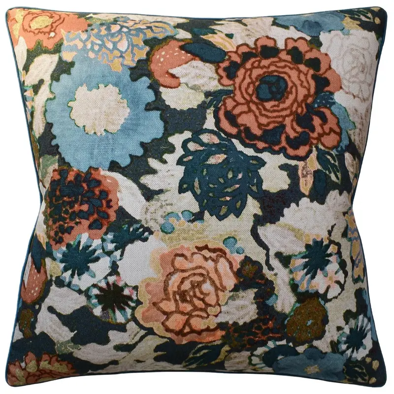 Arioso Sea & Spice Decorative Pillow by Ryan Studio