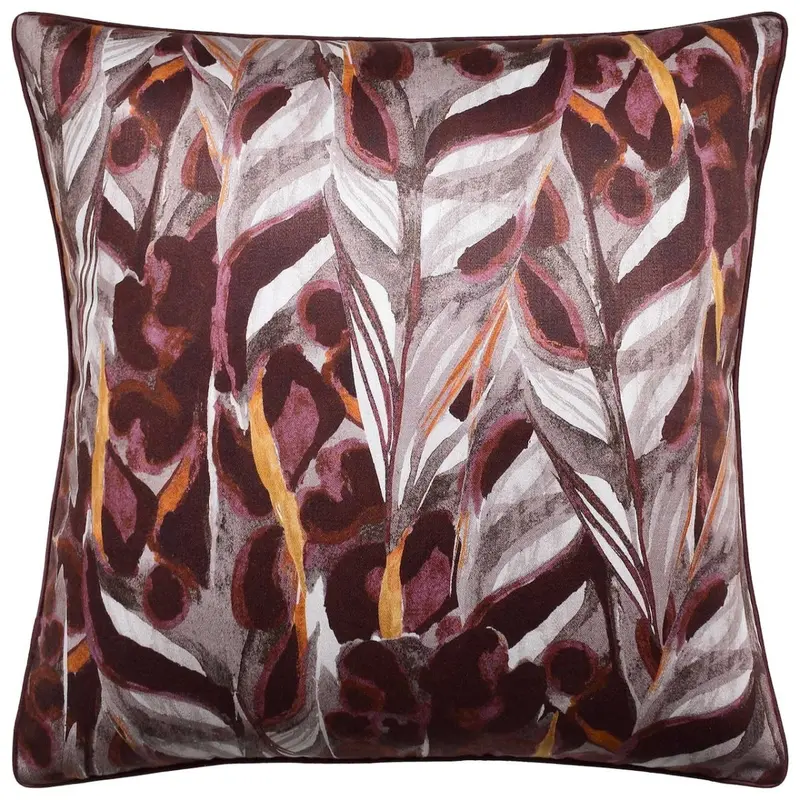 Caspia Mulberry Decorative Pillows by Ryan Studio