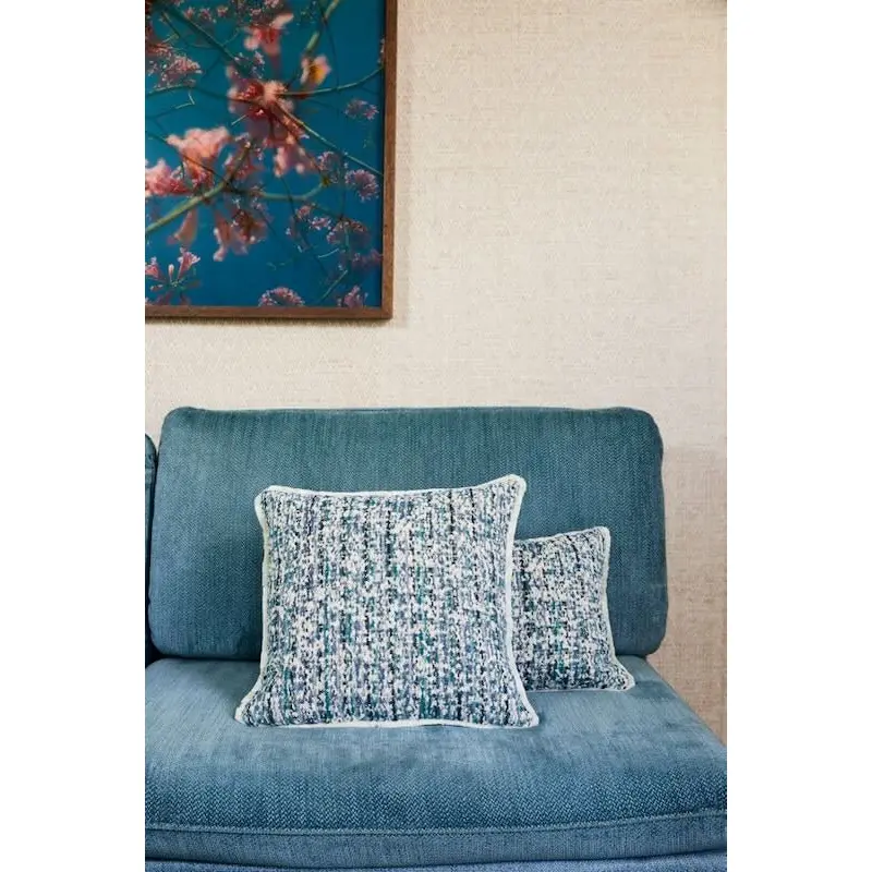 Illusion Paon Decorative Pillow by Yves Delorme