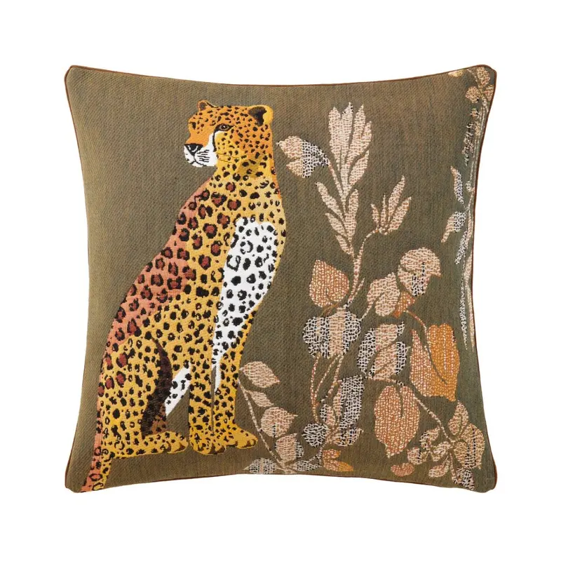 Yves Delorme Ophelia Kaki Decorative Pillow