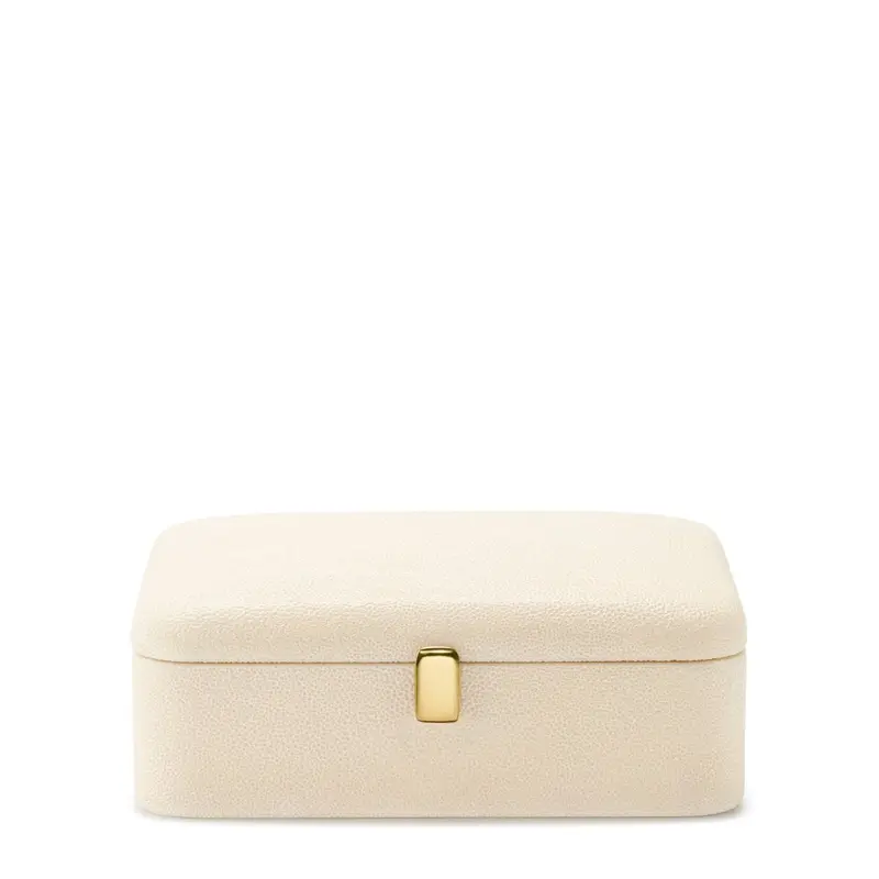 Abella Shagreen Small Jewelry Box by AERIN