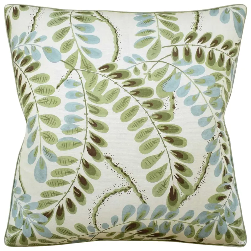 Augusta Sage Green Decorative Pillow by Ryan Studio