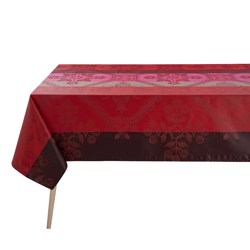 Hacienda Red Coated Tablecloths & Placemats