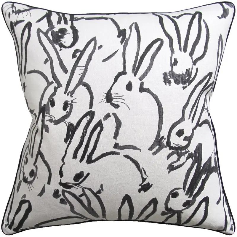 Hutch Black Pillow by Ryan Studio