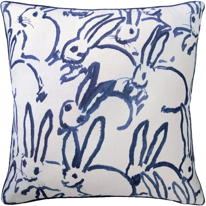 Hutch Navy Pillow by Ryan Studio