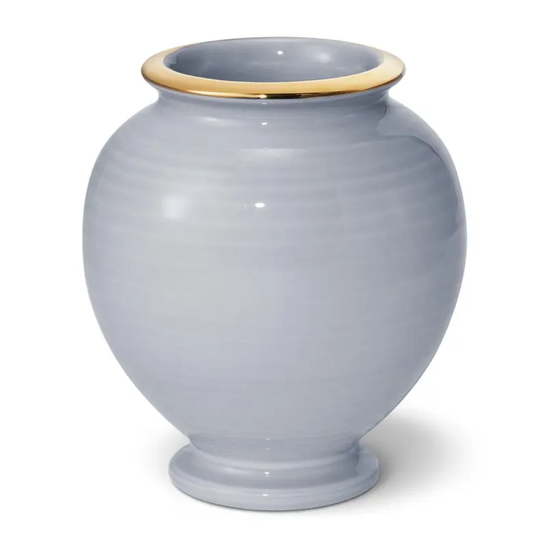 Siena Small Vase in Blue Haze by AERIN