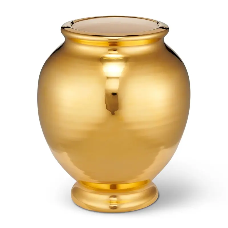 Siena Small Vase in Gold by AERIN